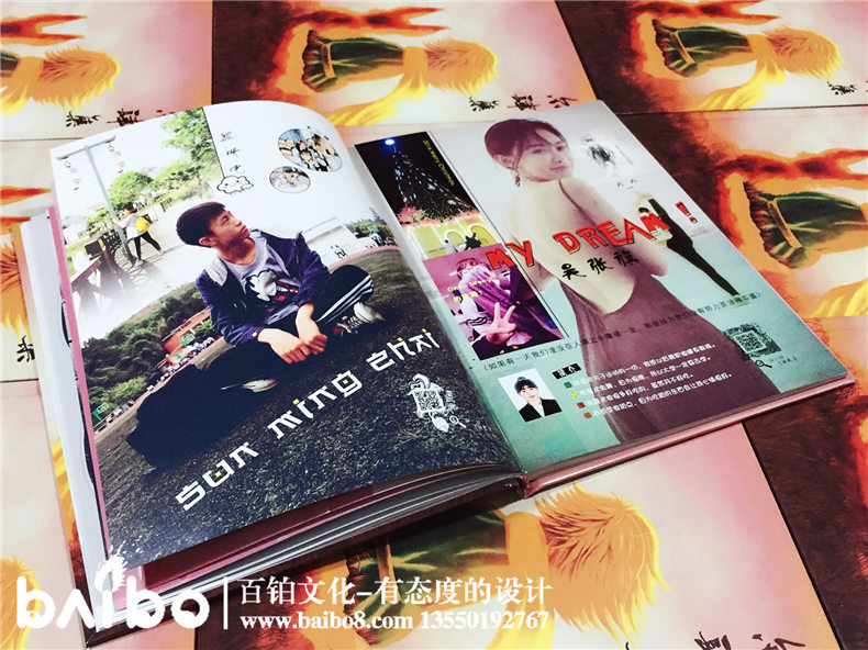 中學(xué)畢業(yè)紀(jì)念冊(cè)設(shè)計(jì)-初中畢業(yè)相冊(cè)-高中同學(xué)錄